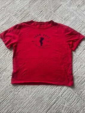 Red John Daly Graphic Tee - Silhouette Logo, L